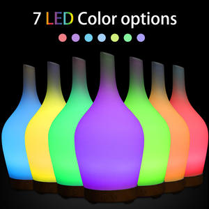 Diffuseur d'huiles essentielles créatif en verre à effet bois, humidificateur ultrasonique pour la maison, 10-20 m², réservoir d'eau inférieur à 0,5 L - Product Image 2