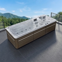 VIRLUX OEM Maßgefertigter Swim Spa 5,9m 55 Düsen CE-Zertifiziert Großhandel Ab Werk für Wiederverkäufer Großbestellung