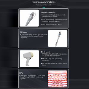 ไดโอดคลื่นสามคลื่นไทเทเนียมเลเซอร์ <span class=keywords><strong>elight</strong></span> เครื่องแบบพกพา microneedling เครื่อง hifu กระชับผิว