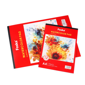 FOSKA 190GSM Papier <span class=keywords><strong>de</strong></span> haute qualité Portable pour réaliser un mini <span class=keywords><strong>livre</strong></span> d'aquarelle pour <span class=keywords><strong>de</strong></span> grandes peintures Pastels à l'huile <span class=keywords><strong>et</strong></span> croquis en plein air - Product Image 2