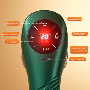 Outil de massage électrique Gua Sha chauffant à lumière rouge à 3 niveaux pour thérapie par la chaleur, gratte-muscle chauffant à pénétration profonde, dispositif de ventouses chauffantes pour le soulagement - Product Image 2