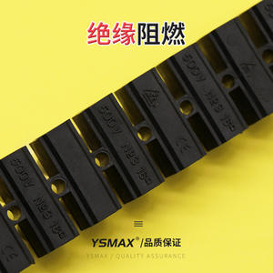 Bloques de terminales negros de 12 pines, tipo tornillo de 4 filas, hierro de 10 mm, cobre de 16 mm para conexión de cableado eléctrico - Product Image 2