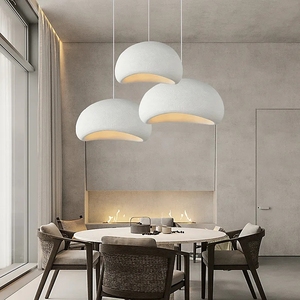 Luminaire suspendu japonais Wabi Sabi E27, style minimaliste loft, pour maison et restaurant - Product Image 4