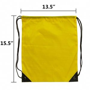 Nice Color Polyester Double <b>String</b> Handbag Shoe Dust Sport Storage Drawstring <b>Bag</b> - Product Image 2