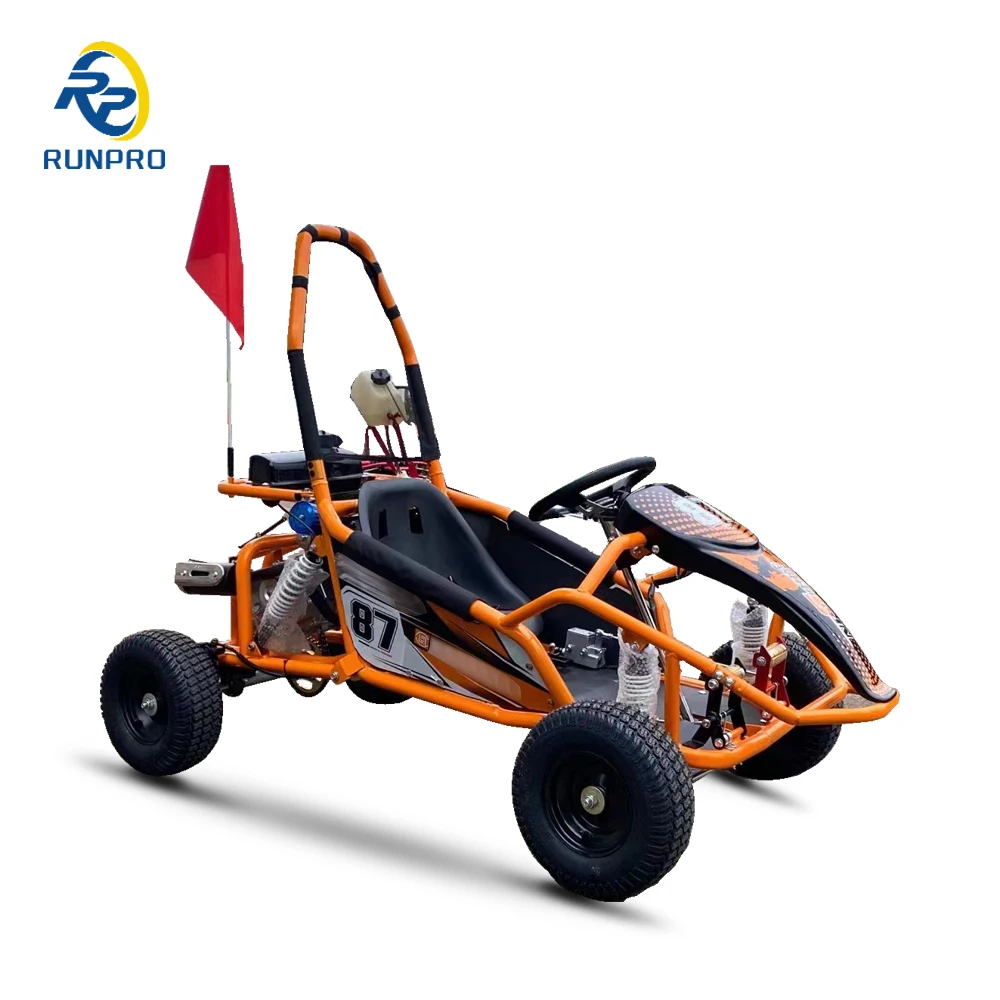 RUNPRO 2024 ออกแบบใหม่ 4 จังหวะ 125cc ไฟฟ้า Buggy โกคาร์ทสําหรับผู้ใหญ่ UTVs มอเตอร์