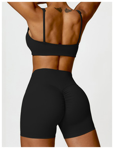 Sujetador de Yoga ajustado y de secado rápido a prueba de golpes para correr hermosa espalda ropa interior deportiva desnuda Fitness Tank Tops - Product Image 2