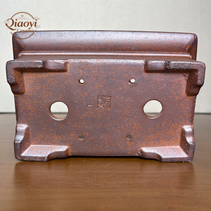 Pots à bonsaï rectangulaires en céramique non émaillée Yixing, pour plantes d'intérieur/extérieur, aménagement paysager, écologiques, durables, jardinières - Product Image 6