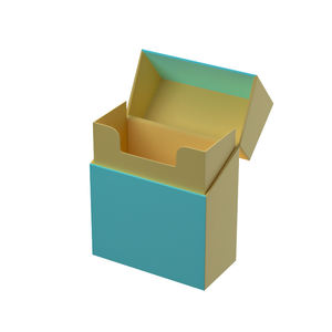 Cigarette Style Custom Making CMYK Printed Rigid Cardboard Hinged Lid Vitamin Supplements Cigarette Paper Packaging Boxes