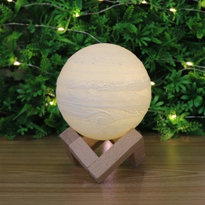 Decorazione all'ingrosso della camera da letto 3D stampa 3D <span class=keywords><strong>lampada</strong></span> a forma di luna regalo <span class=keywords><strong>lampada</strong></span> da scrivania per bambini - Product Image 4