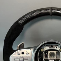 Volant en fibre de carbone pour Mercedes Benz AMG Classe A, B, C, E, S, W166, W177, W205, W213, W212, W218, W222, C63, E63, G63, accessoires de voiture