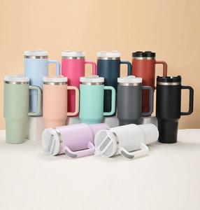 Bicchiere personalizzato <span class=keywords><strong>con</strong></span> manico personalizzato da 40 once tazza personalizzata da viaggio <span class=keywords><strong>con</strong></span> coperchio e paglia-Laser inciso <span class=keywords><strong>con</strong></span> testo del Logo del <span class=keywords><strong>nome</strong></span> - Product Image 2