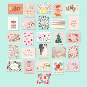 Tarjeta de Felicitación de Papel con Impresión Personalizada y Sobre de Kraft <span class=keywords><strong>para</strong></span> Cumpleaños, Acción de Gracias, Navidad - Product Image 2