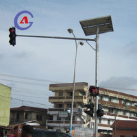 Semáforo LED Solar con Batería Sistema de Control de Tráfico Inalámbrico Luz LED de Tráfico