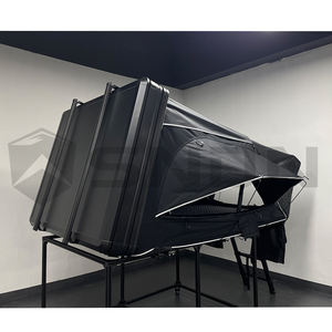 SNDN 4x4 Grote Ruimte Zwarte Camping Waterdichte Aluminium Hoge Kwaliteit Opklapbare Hard Shell Dak <span class=keywords><strong>Tent</strong></span> Dakdrager Top <span class=keywords><strong>Tent</strong></span> - Product Image 1