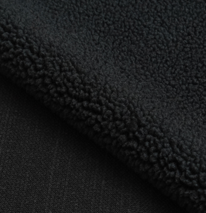 Tissu en fourrure <span class=keywords><strong>Sherpa</strong></span> en peluche à poils longs tricotés respirants en polyester 100% pour bottes - Product Image 3