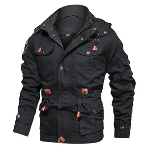 2022 High Quality Mens Pilot Jacket Winter Fleece Jackets Warm Outerwear Plus Size Jacket