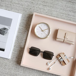 Maxery <span class=keywords><strong>Rosa</strong></span> Orologio Da Tavolo <span class=keywords><strong>Sveglia</strong></span> In Metallo Muto Orologio Per Soggiorno O in Ufficio Per La Decorazione Domestica - Product Image 3