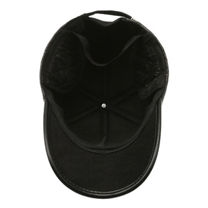 Gorra de béisbol gruesa de invierno para hombre de cuero de invierno a la moda sombrero cálido con oreja - Product Image 6