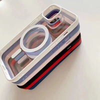 Coque de protection magnétique transparente en acrylique pour iPhone 14 15 16 17 18 Pro Max, avec emballage en boîte – Meilleures ventes