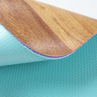 Revêtement de sol en PVC imitation bois HANLI 6,0 mm, sol vinyle commercial imperméable et antidérapant, échantillon gratuit, certifié CE