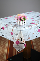 Shuangjie prix d'usine nappe en plastique nappe en plastique couverture de table nappe en film PVC rouleau de vinyle