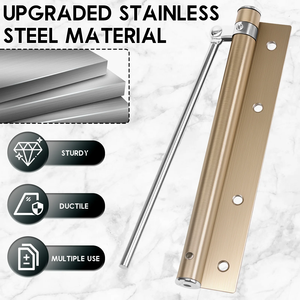 Cierrapuertas de resorte de seguridad automático de diseño moderno Fácil instalación Ajustable para uso comercial residencial Hoteles Cocinas - Product Image 3