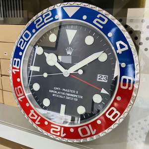 Reloj de Pared de Estilo Nórdico, Decoración de Pared de Metal Dorado Grande, Moderno, de Una Sola Cara, con Calendario de Cuarzo y Pantalla de Radio <span class=keywords><strong>para</strong></span> Sala de Estar - Product Image 4