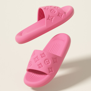 Sandales à la mode avec un sens de marcher sur les matières fécales semelles épaisses avec <span class=keywords><strong>anti</strong></span>-dérapant et résistant aux odeurs petite fleur Eva pantoufles - Product Image 2