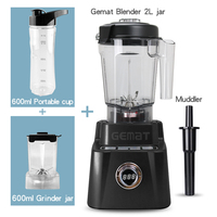 Krachtige fruitblender 3-in-1, grote capaciteit, Buchymix blender, smoothie maker, professionele elektrische blender en sapcentrifuge