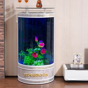 Hot Selling Classic Kleine Acryl Half Ronde <span class=keywords><strong>Aquarium</strong></span> Geplant <span class=keywords><strong>Aquarium</strong></span> Tank - Product Image 5