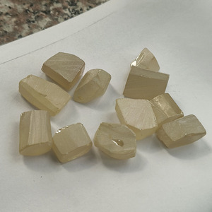 Piedra de rutilo sintética (creada en laboratorio) sin tallar, materia prima de piedras preciosas en bruto para la fabricación de gemas sueltas - Product Image 4