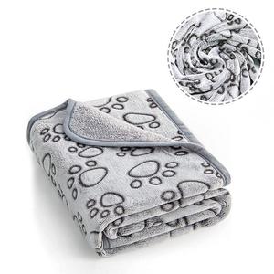 All Season Portable Dog <b>Blanket</b> with Smooth Flannel Surface and <b>Warm</b> Fleece Lining for Comfort - Product Image 3