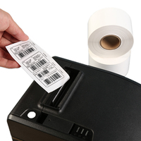 Doublure sans doublure sans étiquette 80mm * 17m 58mm x 65m pour imprimante portable Digi /bizerba/bixolon zebra étiquette thermique étanche