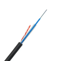 Cable de Comunicación de Fibra Óptica Mini ADSS Monomodo ASU 80 100m G652D PVC, Rollo de 2km