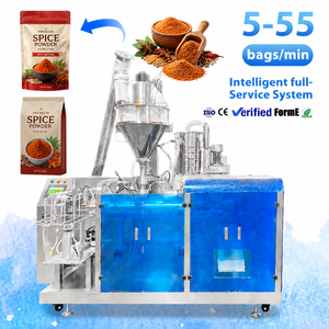 Máquina Empacadora Automática de Bolsas Preformadas Doypack para Llenado de Especias en Polvo, Máquina Empacadora de Polvo de 500g 1kg - Product Image 1