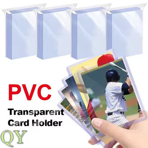 QY Premium 35pt 3x4 Inch Extra <b>Thick</b> Toploaders Rigid Plastic <b>Card</b> Holders for Trading Sports and ID <b>Cards</b> - Product Image 1