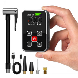 Compresseur d'air portable pour pneus 150 PSI, gonflage rapide, sans fil, jauge numérique, arrêt automatique, lumière LED, pompe à air ABS - Product Image 1
