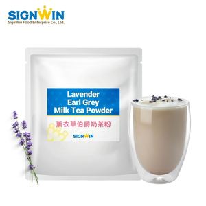 Poudre de boisson Earl Grey SIGNWIN facile à dissoudre, aromatisée à la lavande, pour les stands de marché nocturne - Product Image 1