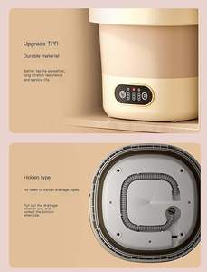 13L Mini-Waschmaschine mit großer Kapazität Zusammen klappbare zusammen klappbare tragbare Waschmaschine Neues verbessertes 3 intelligentes Reinigungs modell - Product Image 6