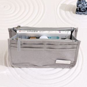 Customizable Logo Zipper <b>Large</b> Capacity Multi-compartment Women's <b>Cosmetic</b> <b>Bag</b> with Handle Durable Stylish Eco-Friendly - Product Image 3