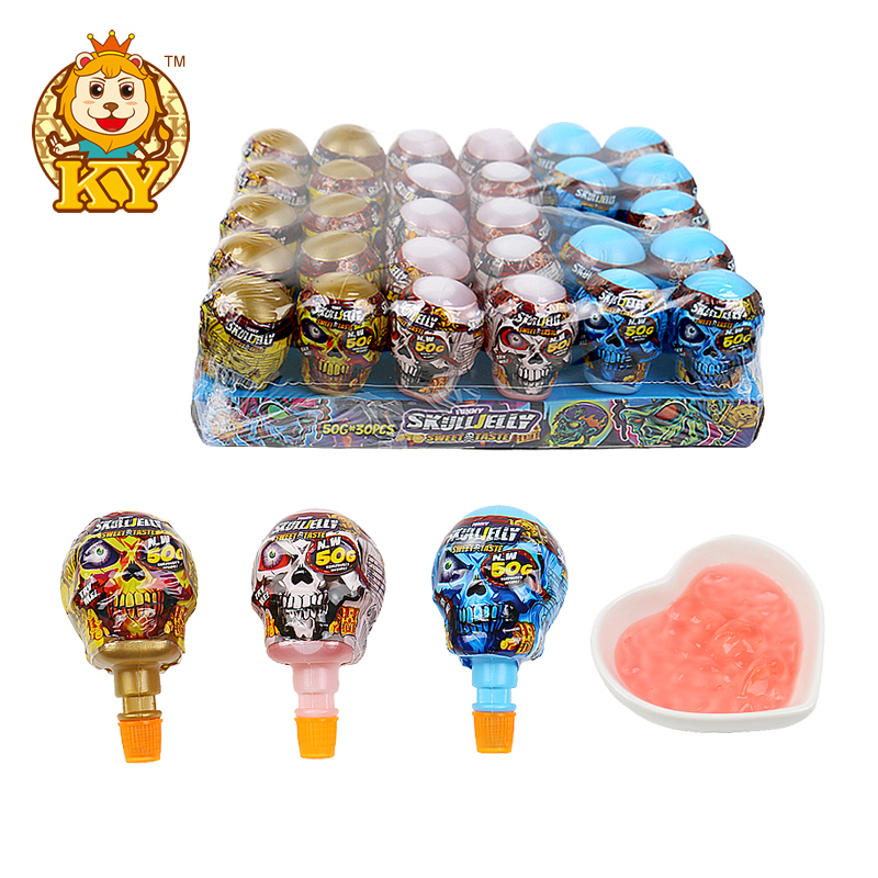 Manufacturer Wholesale Fruit Flavor Skull Shape