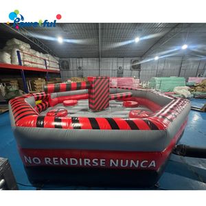 Compre atracciones inflables de Meltdown Zoo a la venta de fábrica, elimine el eliminador, la venta de juegos inflables de Meltdown del último hombre de pie - Product Image 5