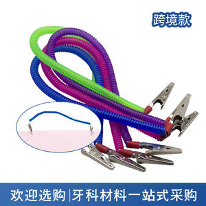 Double-Headed Spring-Loaded Scarf Clip for Dental Care Available Multiple Colors Dental <b>Oral</b> <b>Therapy</b> <b>Equipment</b> <b>Accessory</b> - Product Image 5