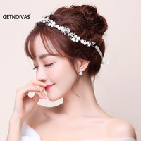 Diadème de mariée fait à la main perle strass luxe brillant couronne mode cadeaux de mariage femmes mariée bandeau mariage cheveux accessoires