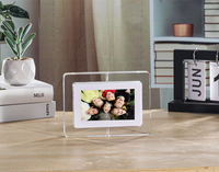 Cadre photo numérique en acrylique de 4,3 pouces avec rotation automatique et lecture vidéo NFT, affichage d'objets transparents infinis, livraison directe