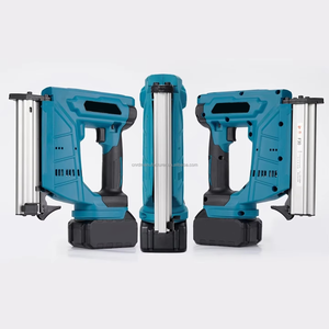 Kit combiné de 4 outils de menuiserie 18V : <span class=keywords><strong>Scie</strong></span> <span class=keywords><strong>circulaire</strong></span>, Cloueur <span class=keywords><strong>à</strong></span> clous fins, Défonceuse, Raboteuse électrique – Ensemble d'outils de menuiserie sans fil - Product Image 3