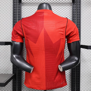 Новые футбольные формы сборной Канады 2026 года, последняя версия для болельщиков, 100% полиэстер, эластичные и быстросохнущие, с возможностью индивидуализации - Product Image 3