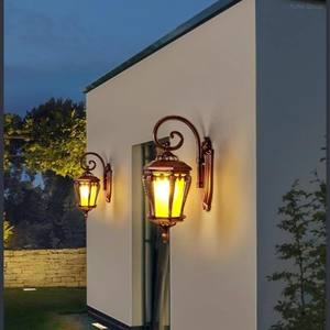 Lámpara de Pared Exterior Moderna de Aluminio con Sensor, Impermeable, para Patio, Balcón, Villa, Jardín, Linterna LED con Función Regulable - Product Image 3