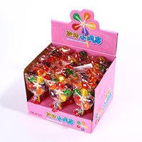Creatieve Cartoon Cyber Celebrity Windmolen Snoep Lollipop Armband Schattig Klein Dieren Fruit Smaak Zachte Snoep Snack Set