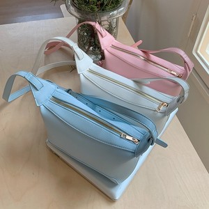 Korean Style Dumpling Bag Blue PU Leather Crossbody Small <b>Square</b> Women's Commuting Chest Bag Spring 2025 - Product Image 3